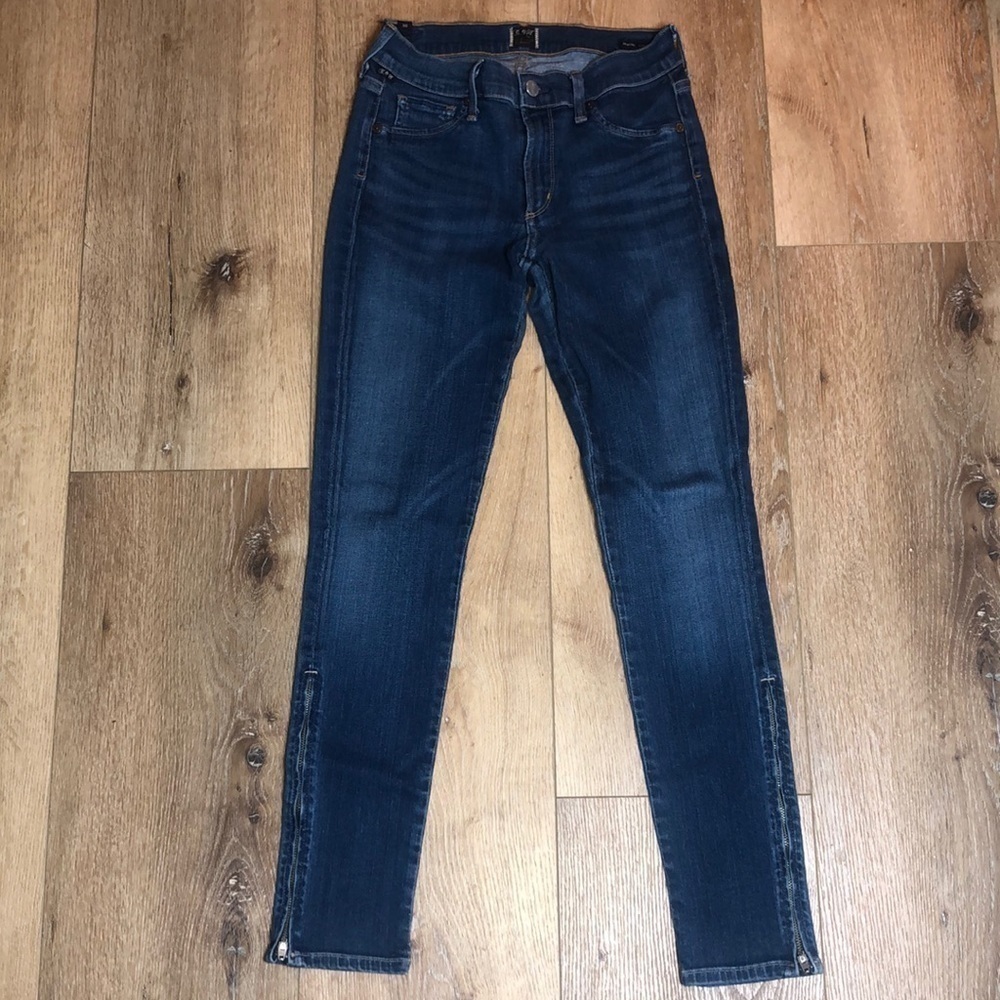 COH Phantom Cropped Skinny Leg Ankle Zip Jean 30